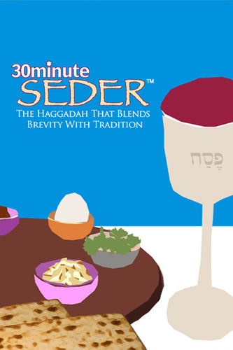 30minute-Seder LARGE PRINT (6 books) 40% Off Retail